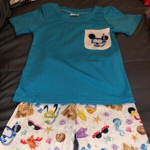 3T Mickey Boys Short Outfit.